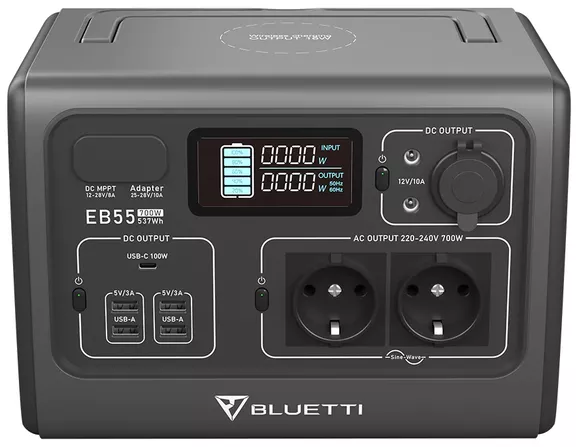 Зарядна станція BLUETTI PowerOak EB55 (537 Вт·год / 700 Вт)
