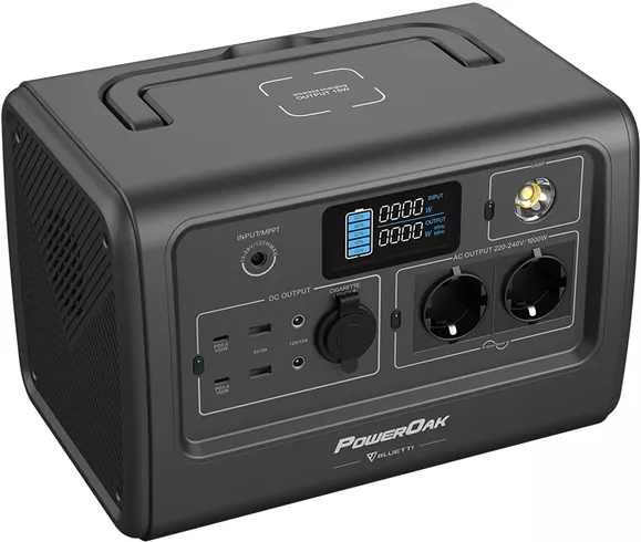 Зарядна станція BLUETTI PowerOak EB70 (716 Вт·год / 1000 Вт)