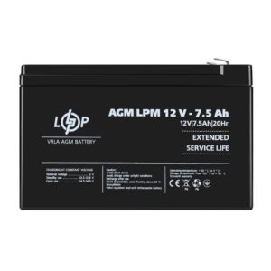Акумулятор AGM LPM 12V - 7.5 Ah