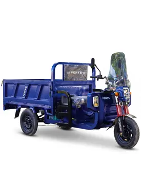 Електротрицикл вантажний FORTE GP-1200-C (синій)