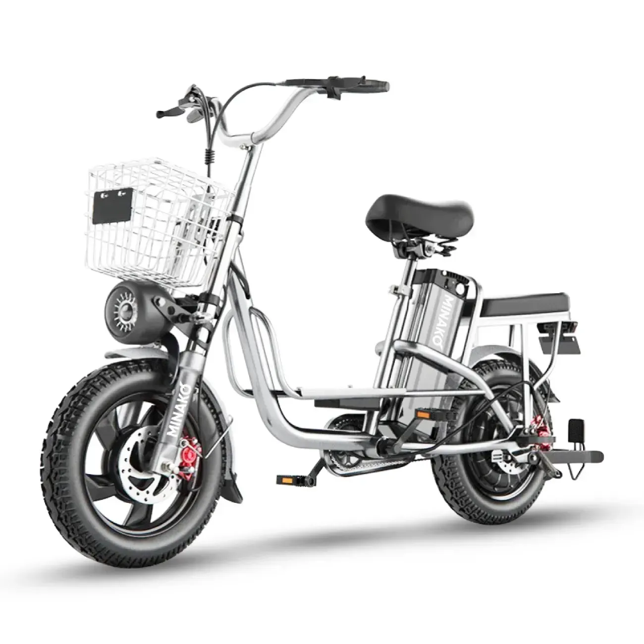 Електровелосипед MINAKO Monster 48V 18Ah 1000W Chrome (модель 2025 року)