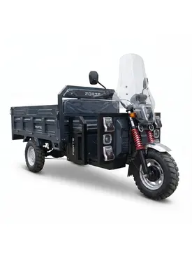 Електротрицикл вантажний FORTE GP-1500-CH (сірий) гібрид