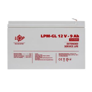 Акумулятор гелевий LPM-GL 12V - 9 Ah