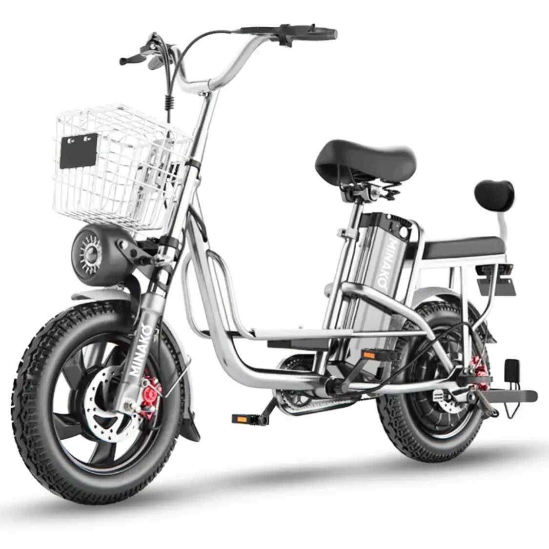 Електровелосипед MINAKO MONSTER PRO 60V 20Ah 1000W Chrome