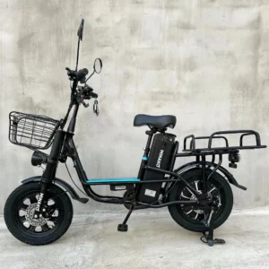 Електровелосипед MINAKO Monster 2025 20Ah 60V 1000W чорний — з посиленим вантажним багажником