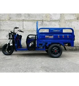 Електротрицикл вантажний CROSSER CARGO 13 (800W) 60V 45Ah синій