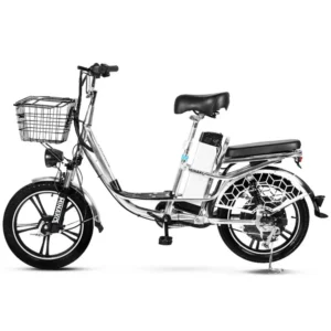 Електровелосипед MINAKO V8 PRO (18" 48V 15Ah 500W) хром, модель 2025 року