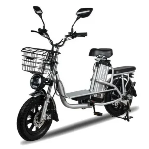 Вантажний електровелосипед MINAKO Monster 60V 20Ah 600W Chrome для кур'єрів з додатковим багажником