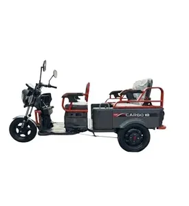 Електротрицикл вантажний 1000W CARGO 10" 60V 32Ah сірий