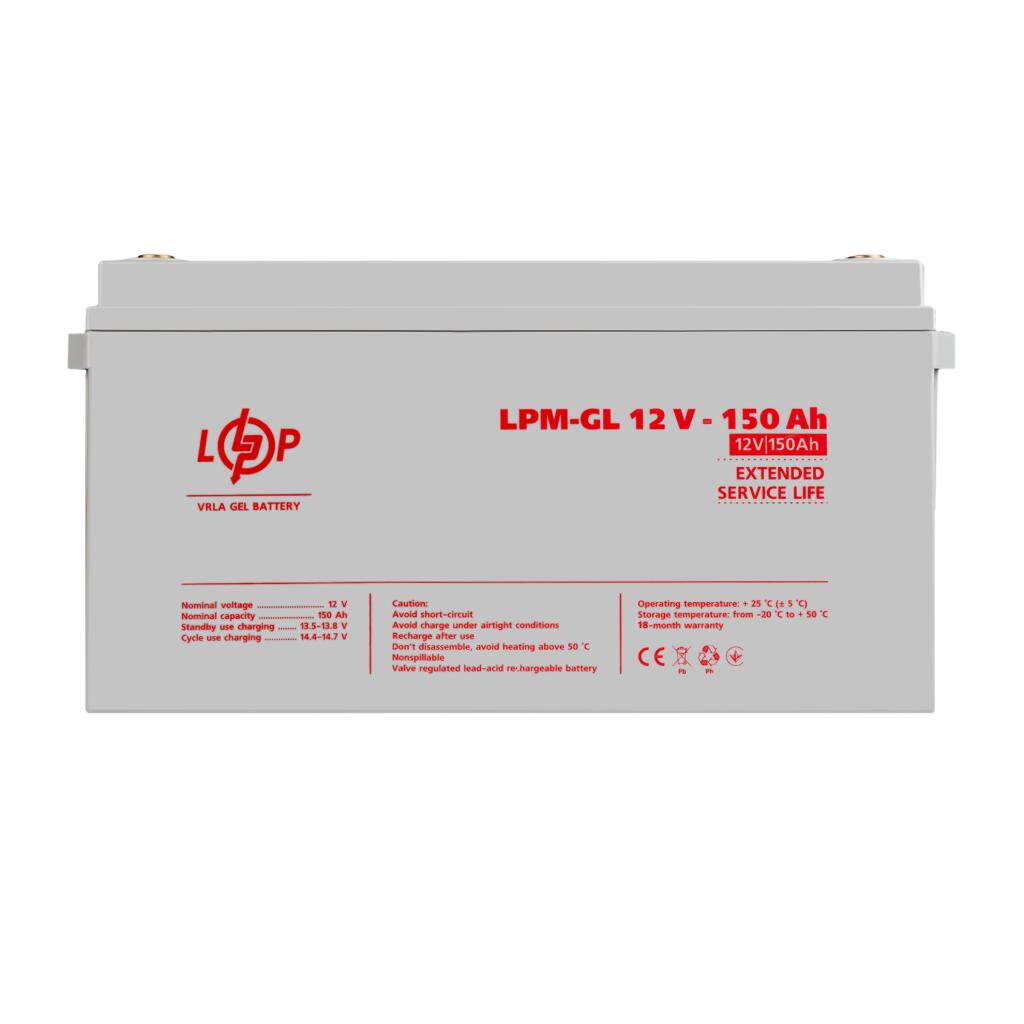 Акумулятор гелевий LPM-GL 12V - 150 Ah