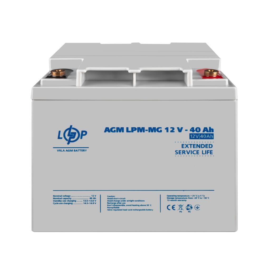 Акумулятор мультигелевий AGM LPM-MG 12V - 40 Ah Розпродаж