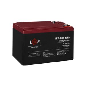 Тяговий AGM акумулятор LP 6-DZM-12 Ah під болт М5 Уцінка 04.2025