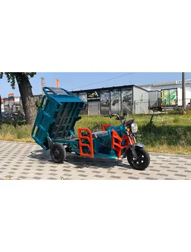 Електротрицикл вантажний FORTE GP-1100-A (бірюзовий) - Зображення 2