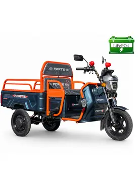 Електротрицикл вантажний FORTE GP-1000-C LFP (синій)
