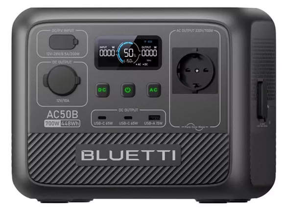 Зарядна станція BLUETTI AC50B (448 Вт·год / 700 Вт)