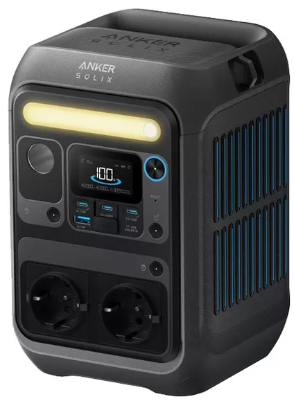 Зарядна станція ANKER SOLIX C300X + PS60 (288 Вт·год / 300 Вт)