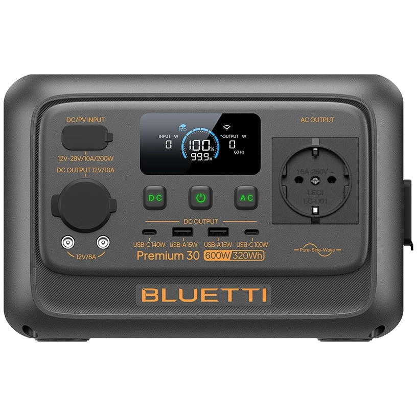 Зарядна станція BLUETTI Premium 30 V2 600W