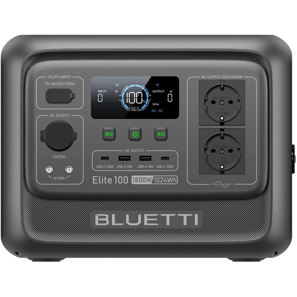 Зарядна станція BLUETTI Elite 100 V2 1800W (P-EL100V2-EU-GY-BL-010)