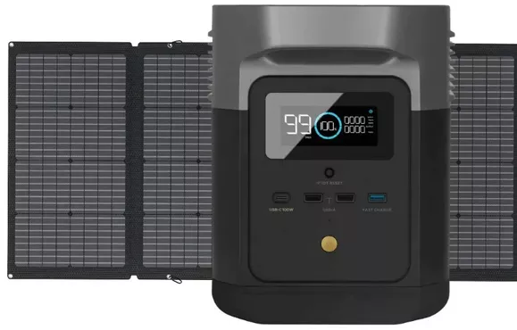 Набір EcoFlow DELTA Mini (882 Вт·год / 1400 Вт) + сонячна панель 220W