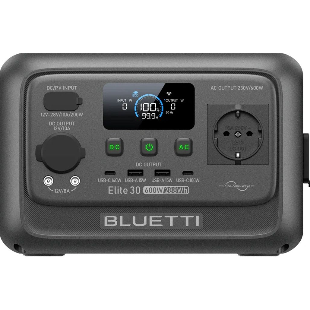 Зарядна станція BLUETTI Elite 30 V2 600W Black (P-EL30V2-EU-GY-BL-010)
